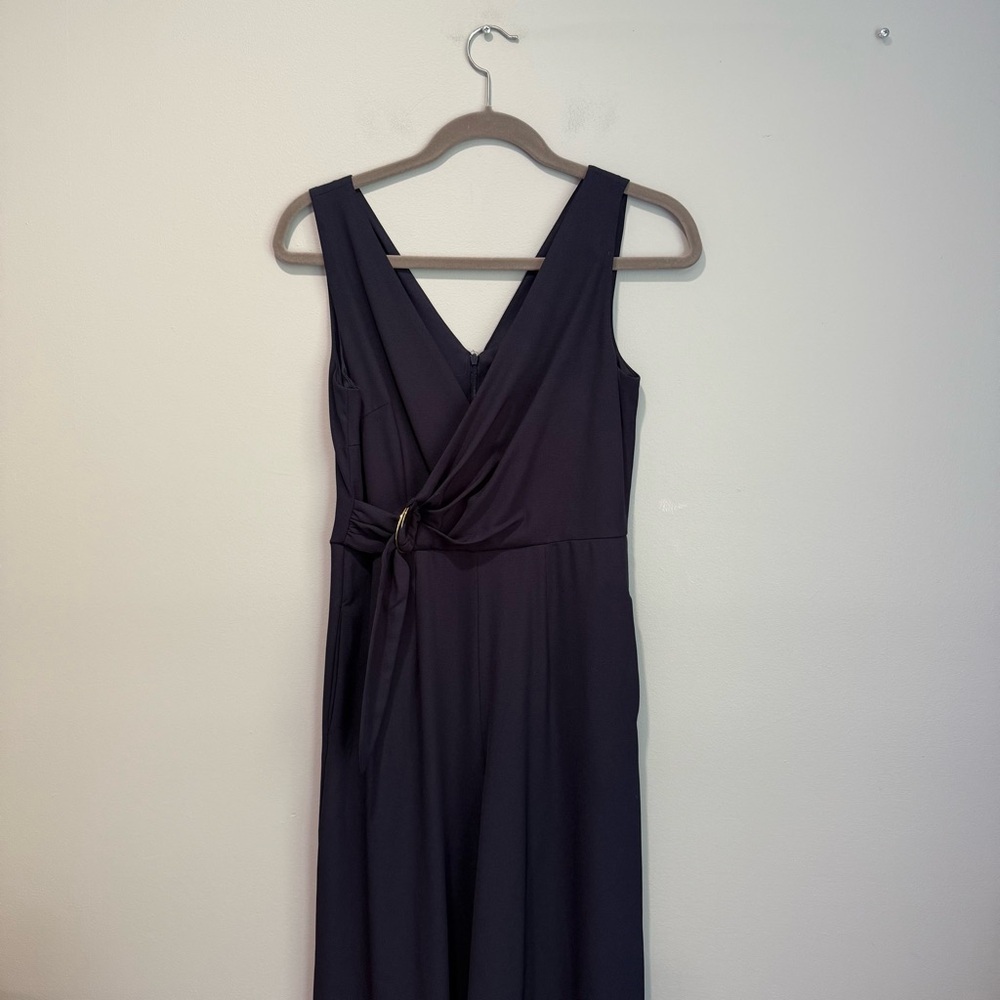 Donna Ricco Navy Jumpsuit